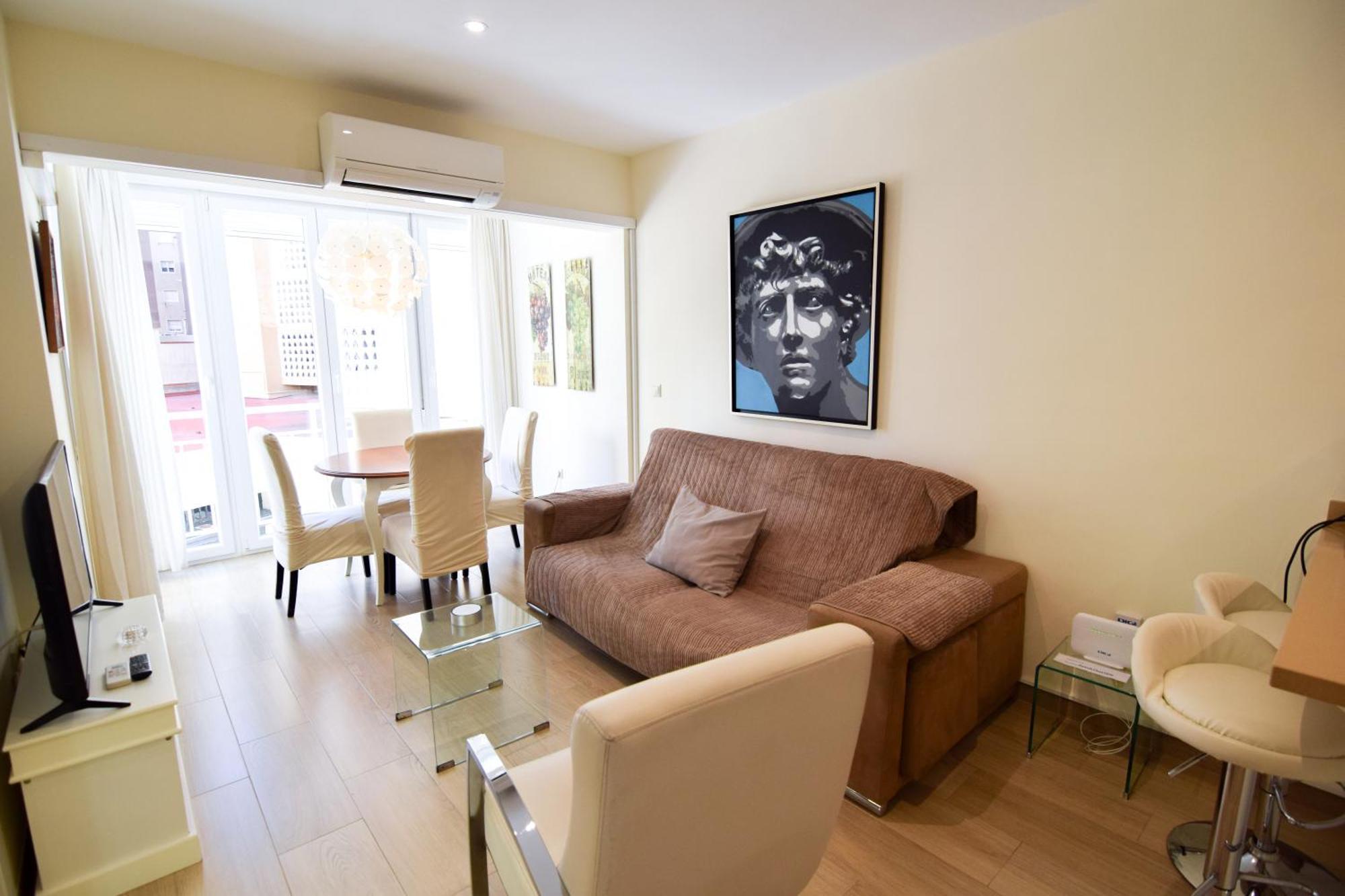 Malagueta Beachside Charm Apartman Málaga Kültér fotó
