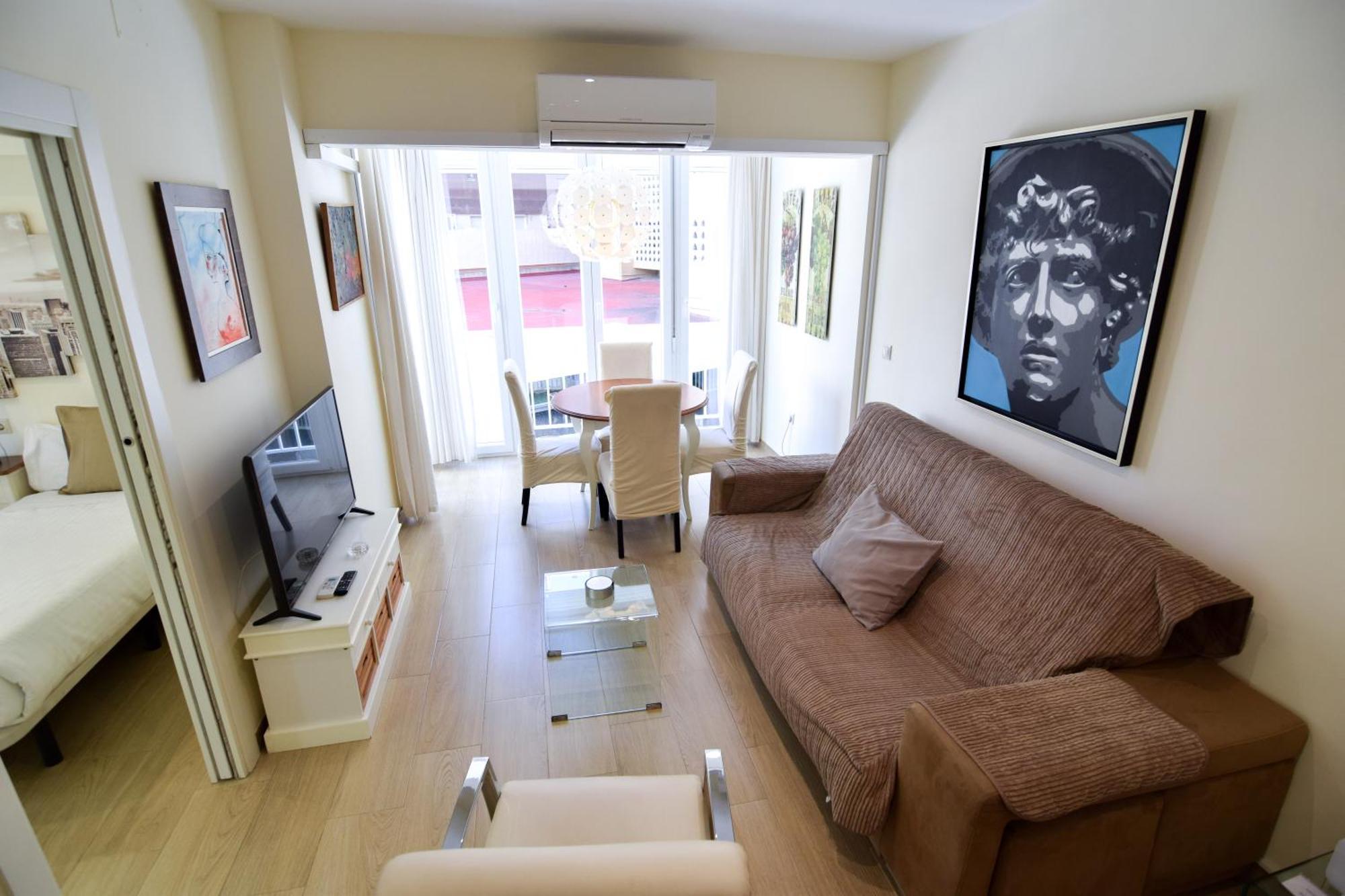 Malagueta Beachside Charm Apartman Málaga Kültér fotó