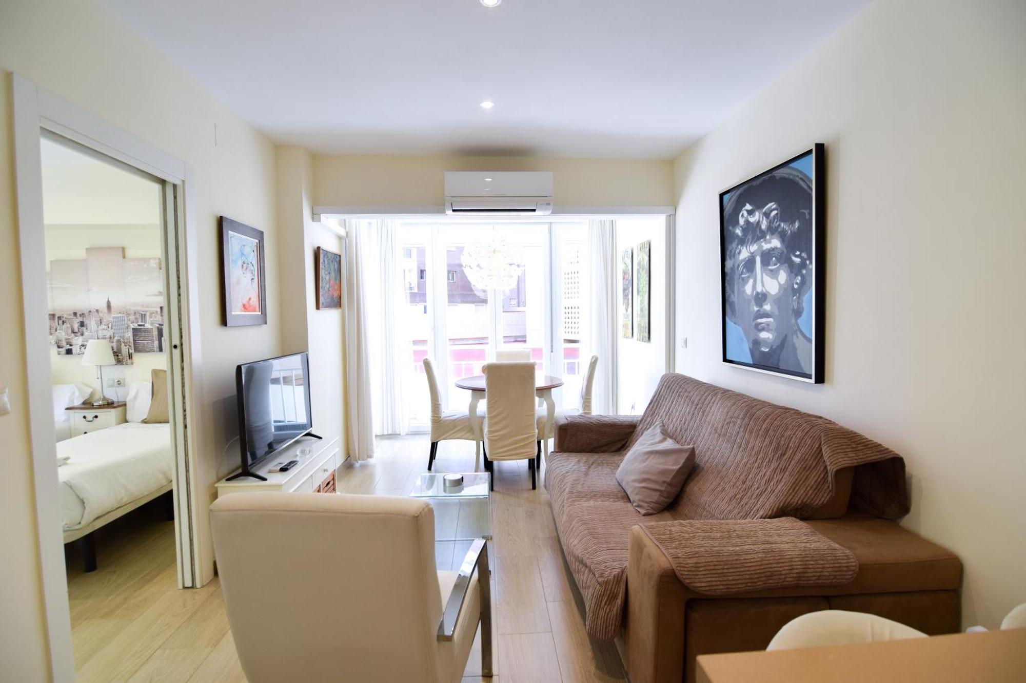 Malagueta Beachside Charm Apartman Málaga Kültér fotó